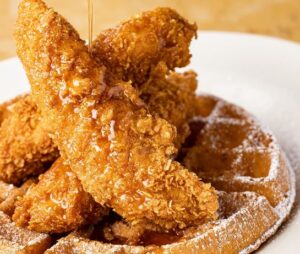 Cheesecake Factory Fried Chicken & Waffles